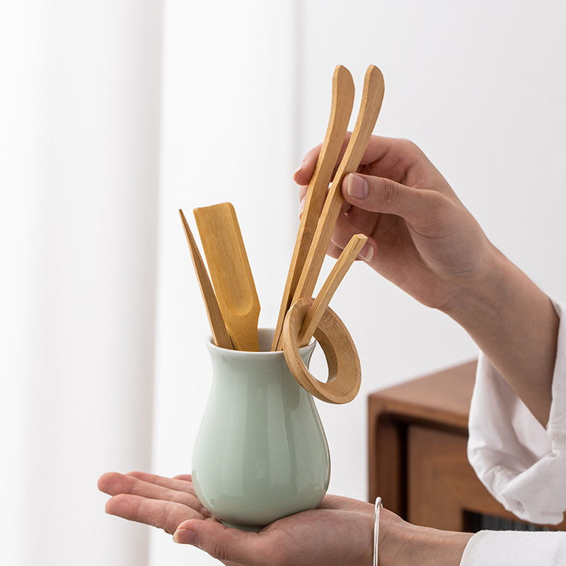 茶道六君子套装整套泡茶工具图片