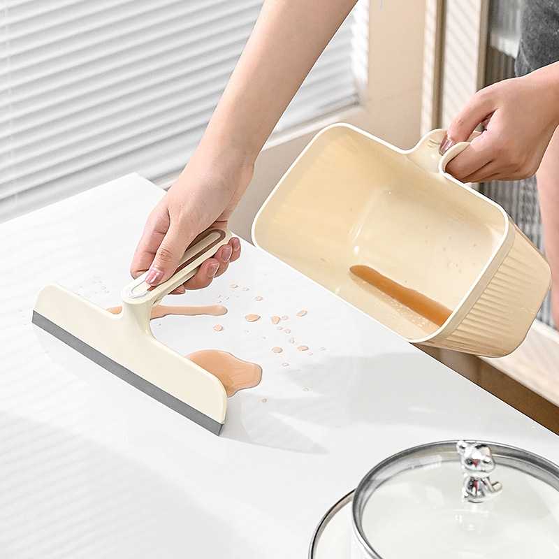 厨房桌面垃圾桶餐桌台面铲刮水刮垃圾筒收纳整理清洁套装桌面收纳