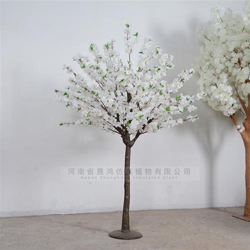 厂家直销仿真桃花树婚庆专用假花室内装饰假树摆件仿真樱花树