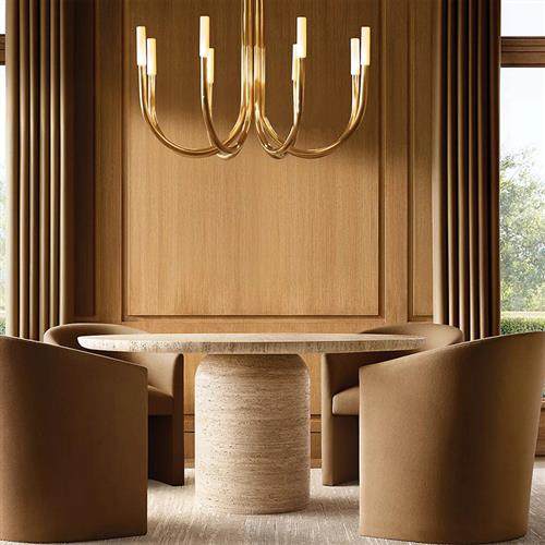 定制后现代意式极简个性全铜吊灯美式复古别墅酒店会所装工程灯具