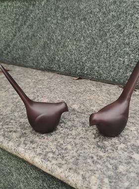 不锈钢精密铸造镜面鸽子小鸟摆件抽象写实动物软装配件艺雕塑