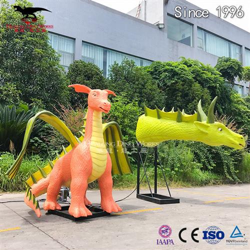 仿真西方飞龙创意设计制作恐龙仿真模型制作厂家游乐园定制