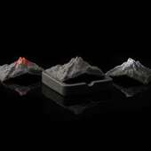 饰摆件 家用客厅装 创意带盖防灰水泥烟灰缸古典江南新中式 简约个性