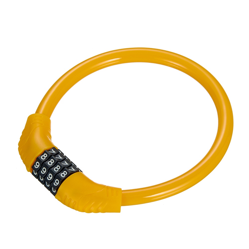 山地自行车锁防盗电动电瓶摩托单车儿童密码锁头盔链条滑板车