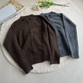 paris style羊毛混纺半高领针织衫 上衣老钱风百搭cleanfit毛衣