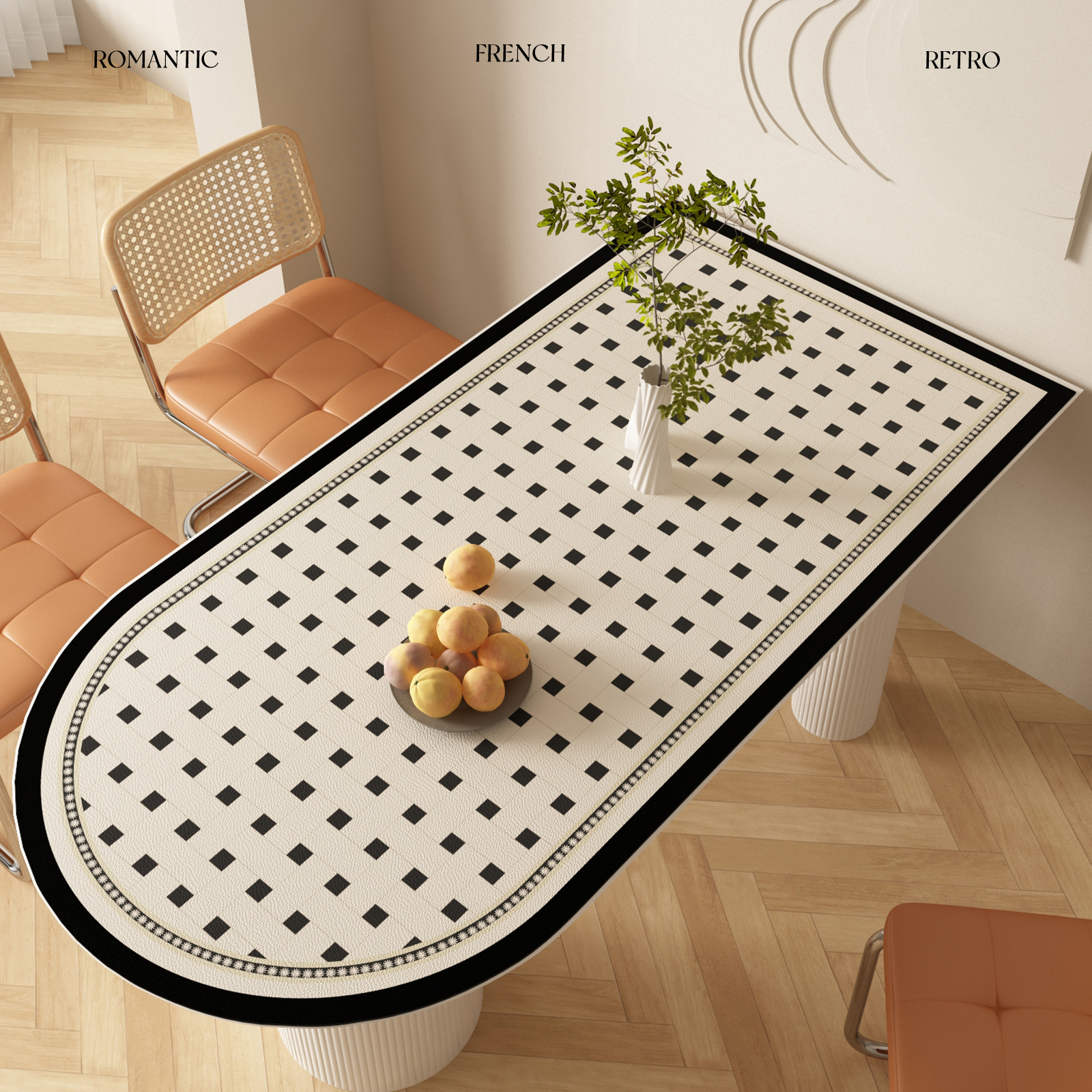 防油防水防烫桌垫硅胶可擦洗法式