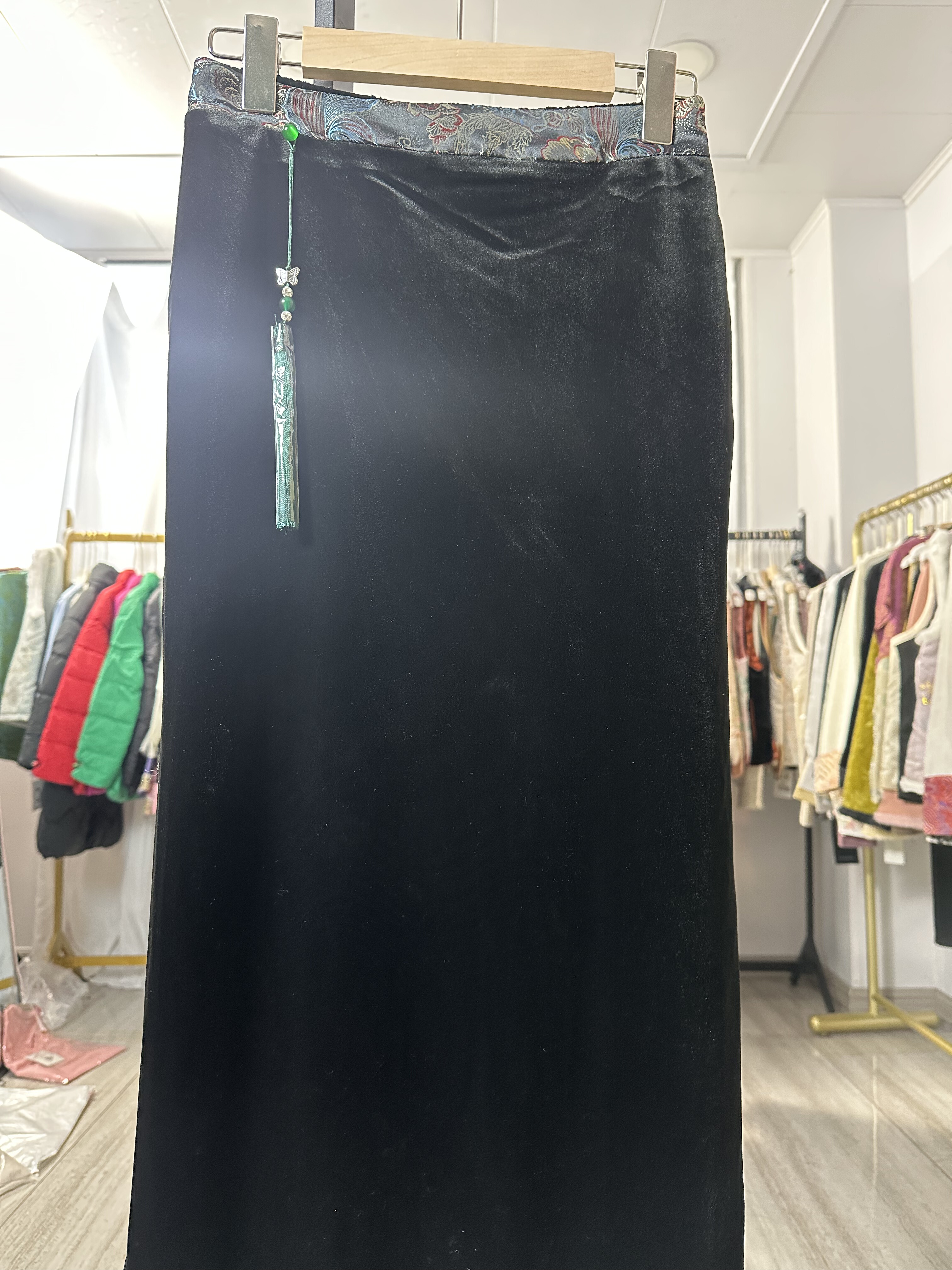 2025秋款新款丝绒半裙531