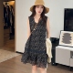 碎花无袖 连衣裙女2025夏季 新款 法式 设计感小众气质时尚 显瘦裙子潮