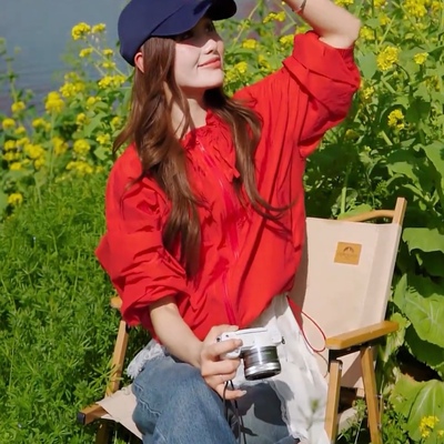 韩系抽绳薄款防晒衣外套女夏季