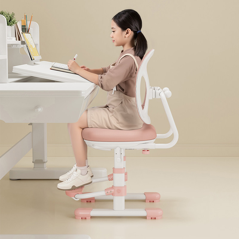 儿童学习椅可升降调节写字椅子小学生专用座椅矫正坐姿家用书桌椅
