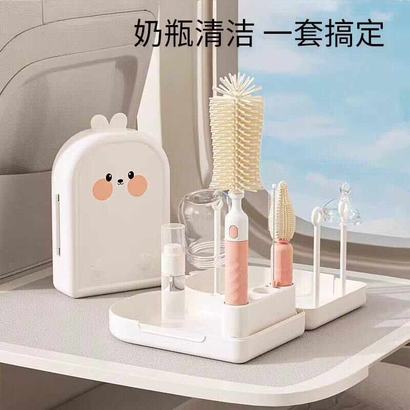硅胶奶瓶刷便携式外出收纳