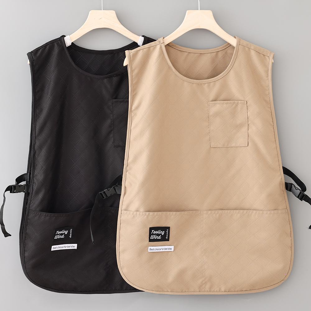 坎肩围裙防油透气耐脏耐磨工作服