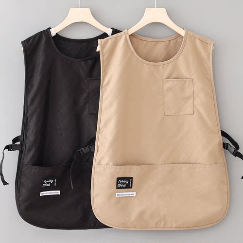 坎肩围裙防油透气耐脏耐磨工作服