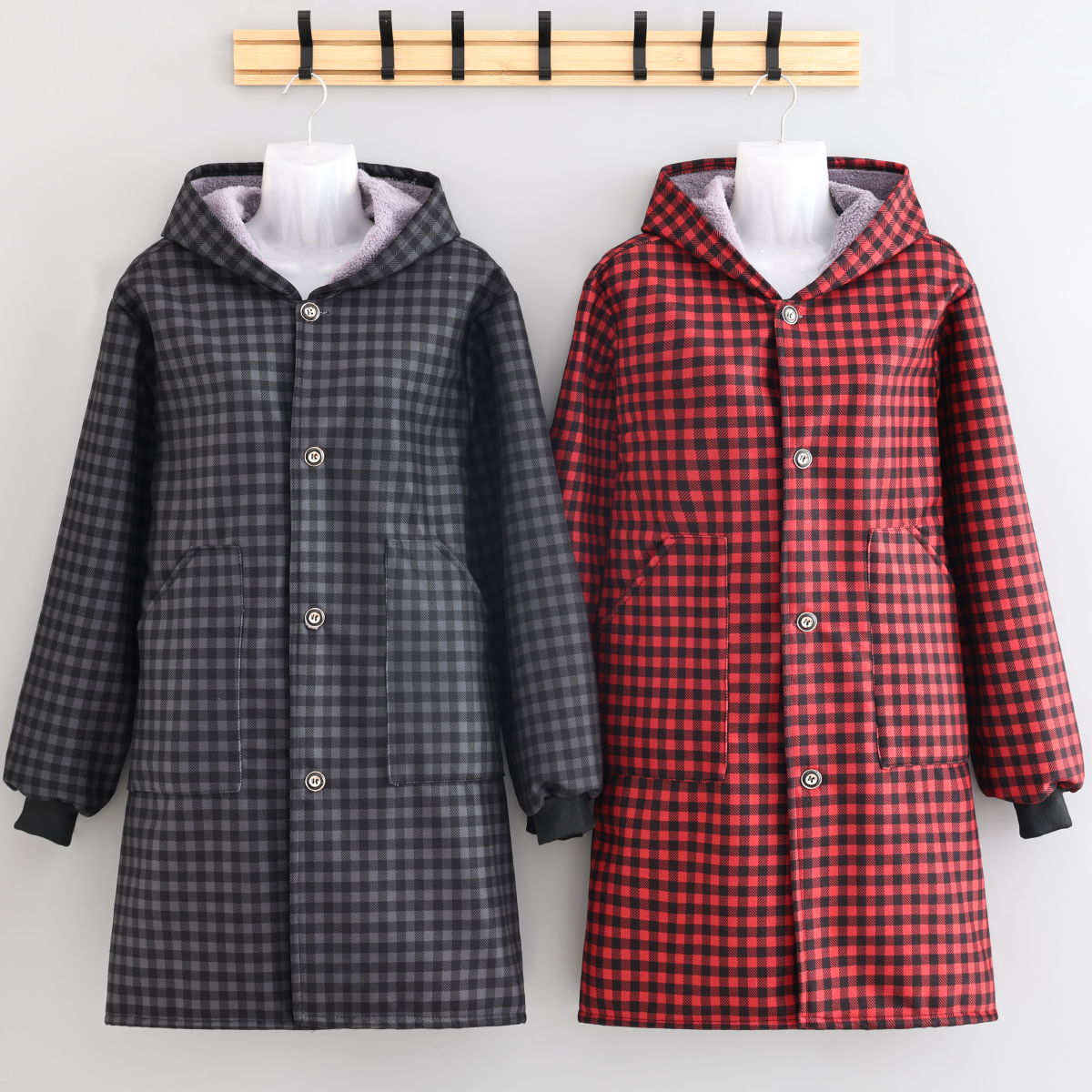 25年冬季抗风加绒加厚保暖围裙