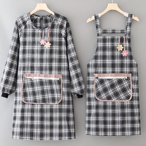 围腰围裙防油透气耐脏耐磨工作服