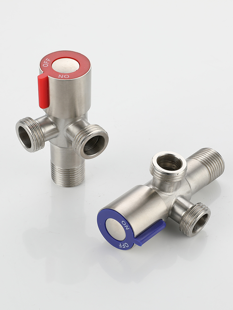 304不锈钢一进二出单控分水器三