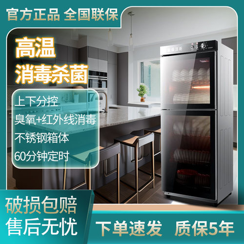 免沥水消毒柜家用小型立式台式大容量厨房单门双门消毒烘干All