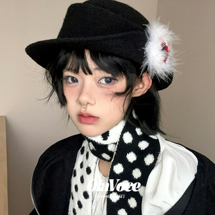 贵气千金 原创高级感礼帽卷边优雅显脸小渔夫帽复古盆帽女 ola法式