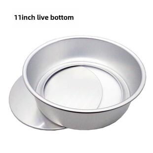 信诚11寸活底蛋糕模 戚风蛋糕模具阳极加厚 烤箱用铝合金烘焙工具