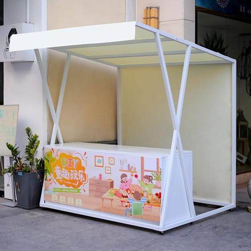 夜市活动摆摊棚架户外流动摊位展示架创意市集商业街促销架小厂家