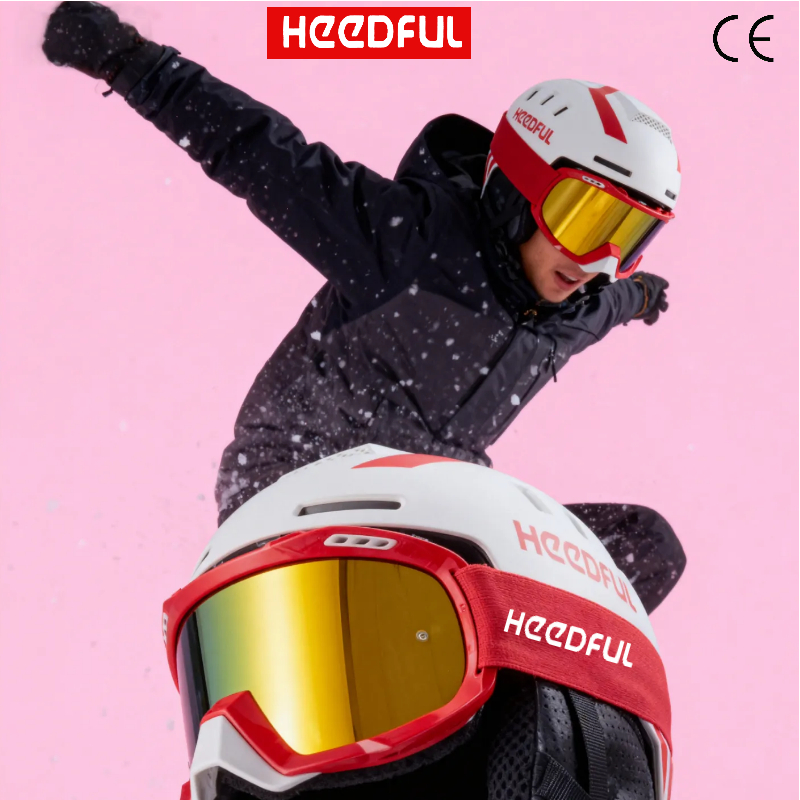 美国HEEDFUL专业单双板滑雪盔