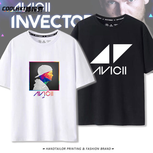 百大dj电音avicii短袖t恤