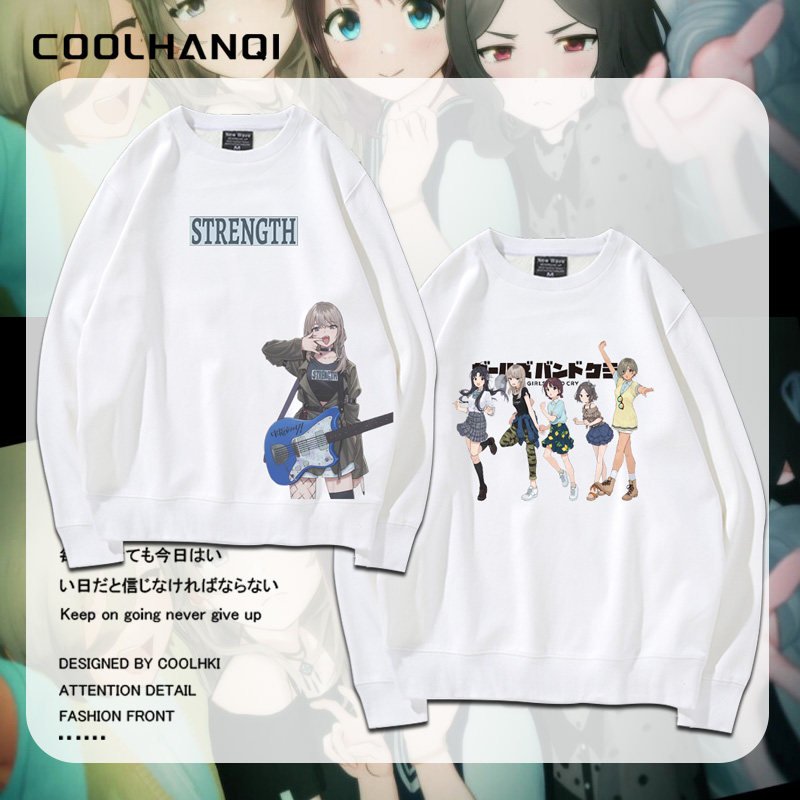 GIRLSBANDCRY哭泣少女圆领卫衣