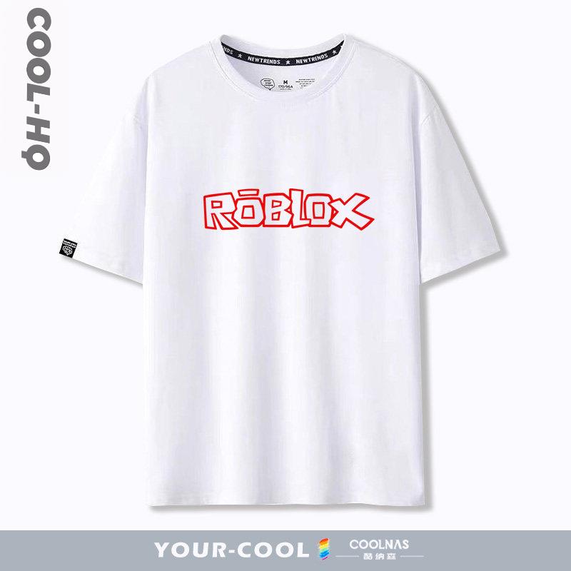 游戏动漫周边ROBLOX虚拟世界潮牌短袖t恤男女装夏款宽松纯棉半袖