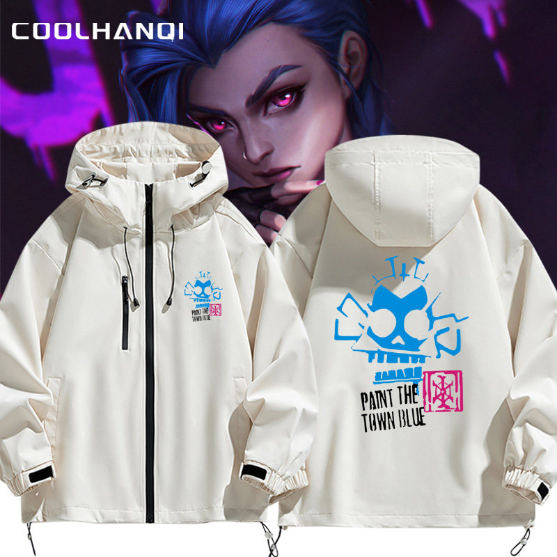 英雄LOL联盟双城之战冲锋衣夹克