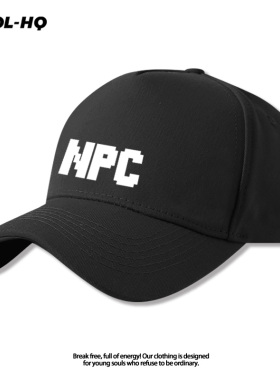 可定制NPC工作者游戏周边趣味鸭舌帽男女生夏季遮阳帽弯檐棒球帽