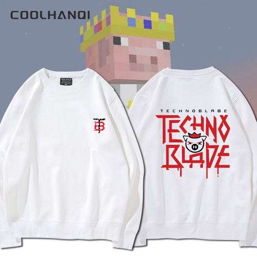 我的世界猪皇血神圆领卫衣