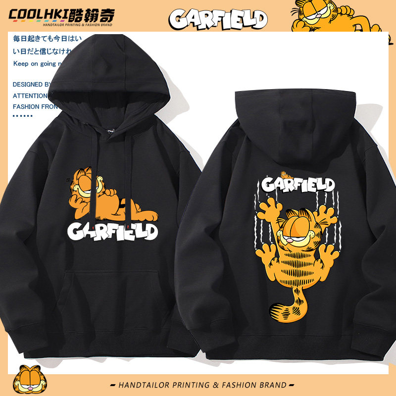 美剧动漫加菲猫连帽卫衣