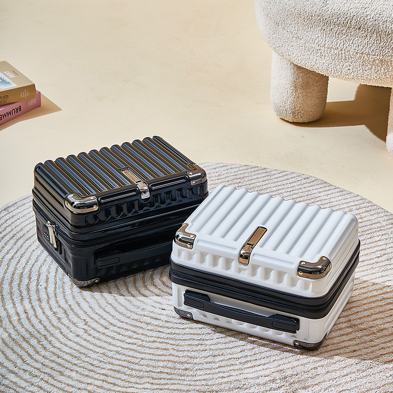 手提箱14寸2025新款小行李箱可套拉杆箱女短途旅行洗漱收纳密码箱