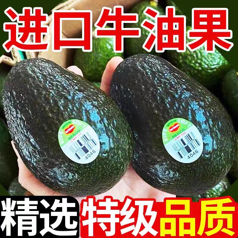 正宗澳洲秘鲁进口牛油果新鲜巨无霸孕妇宝宝辅食水果整箱大鳄梨果