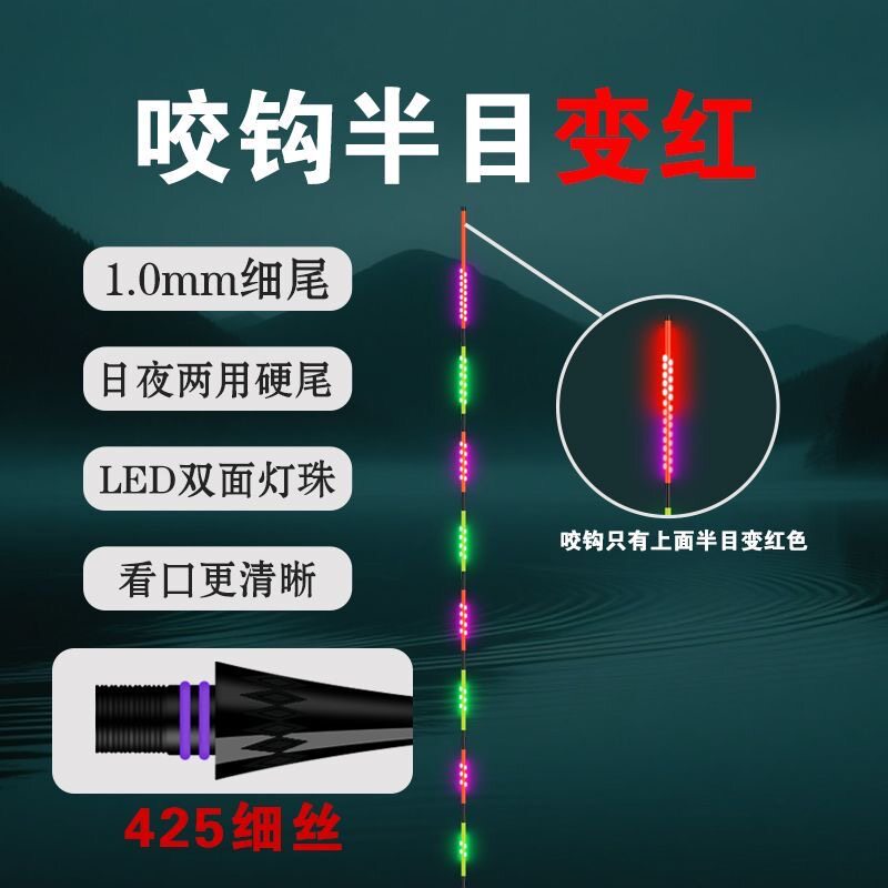 超亮LED半目提示电子漂尾