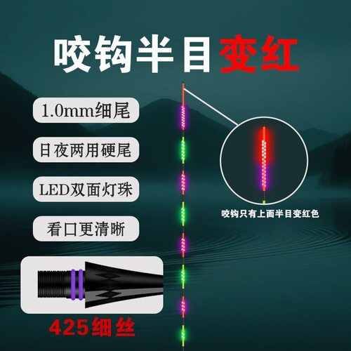 超亮LED半目提示电子漂尾