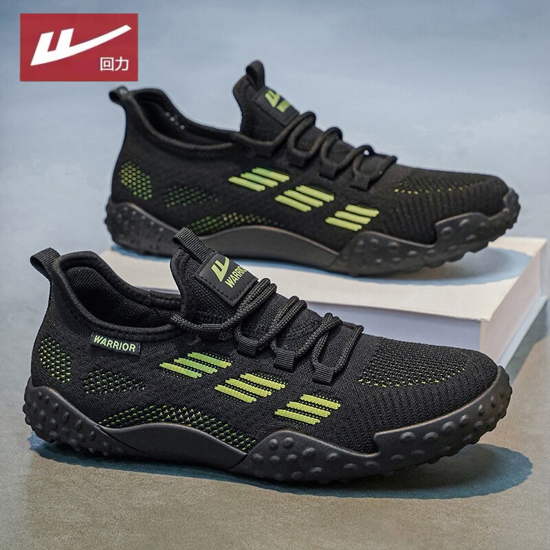 回力男鞋2026新款夏季透气飞织网面运动鞋男士防臭跑步鞋轻便潮鞋