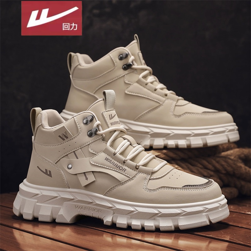 回力高帮马丁靴户外工装靴
