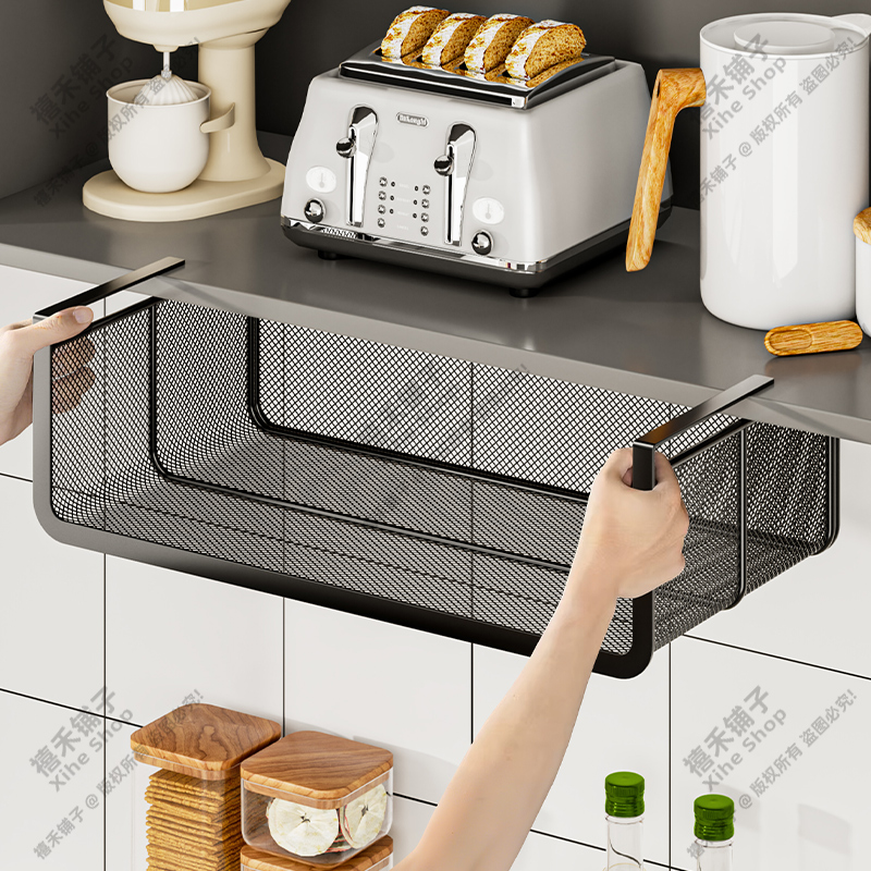 免打孔免安装厨房收纳神器