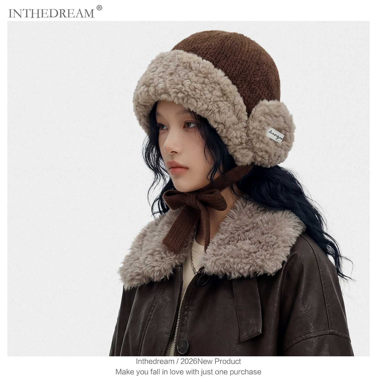 复古老钱咖色毛绒雷锋帽女秋冬保暖加厚护耳针织帽子骑行网红潮,服饰配件/皮带/帽子/围巾,帽子,淘宝优惠券,粉丝福利购,淘宝优惠卷