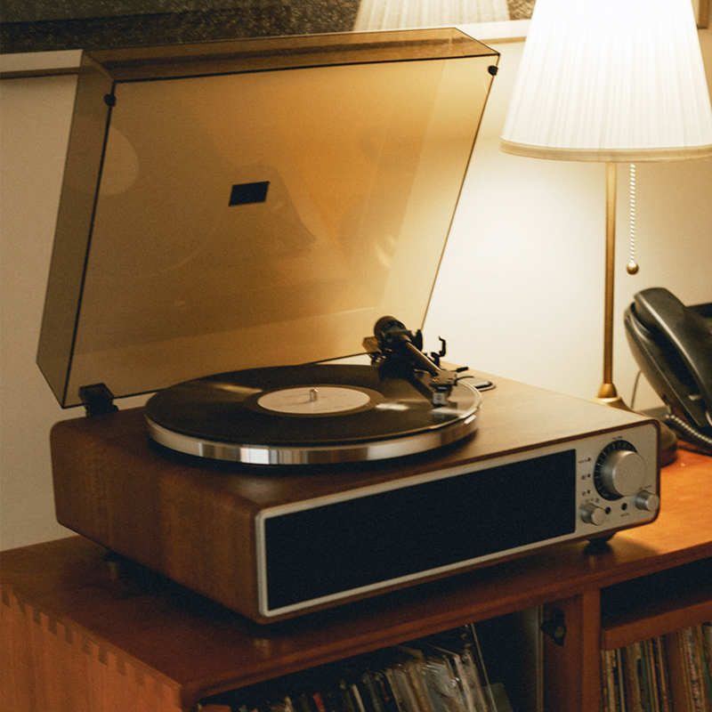 Syitren赛塔林PARON-A复古黑胶唱片机蓝牙留声机音响唱机摆件礼物 影音电器 黑胶唱片机 原图主图
