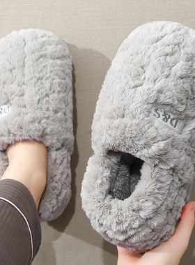 棉拖鞋男士冬季2026新款包跟室内家居防臭加厚底保暖毛绒棉鞋男款