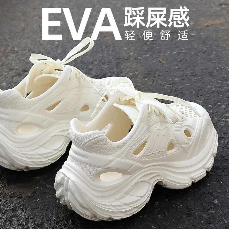 厚底洞洞鞋女款夏季外穿2026新款