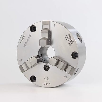 台湾千岛手动卡盘CHANDOX三爪自定心卡盘 SC 03 4 5 6 7 8 9 10寸