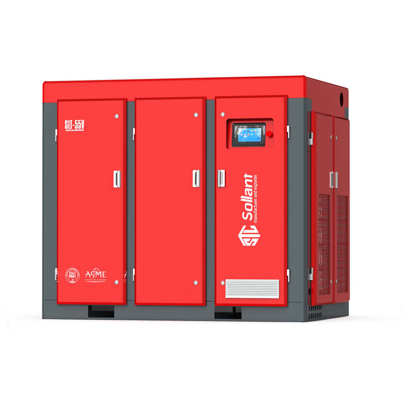 索兰特固定螺杆式空压机气泵55kw75hp厂家直销定制生产空气压缩机