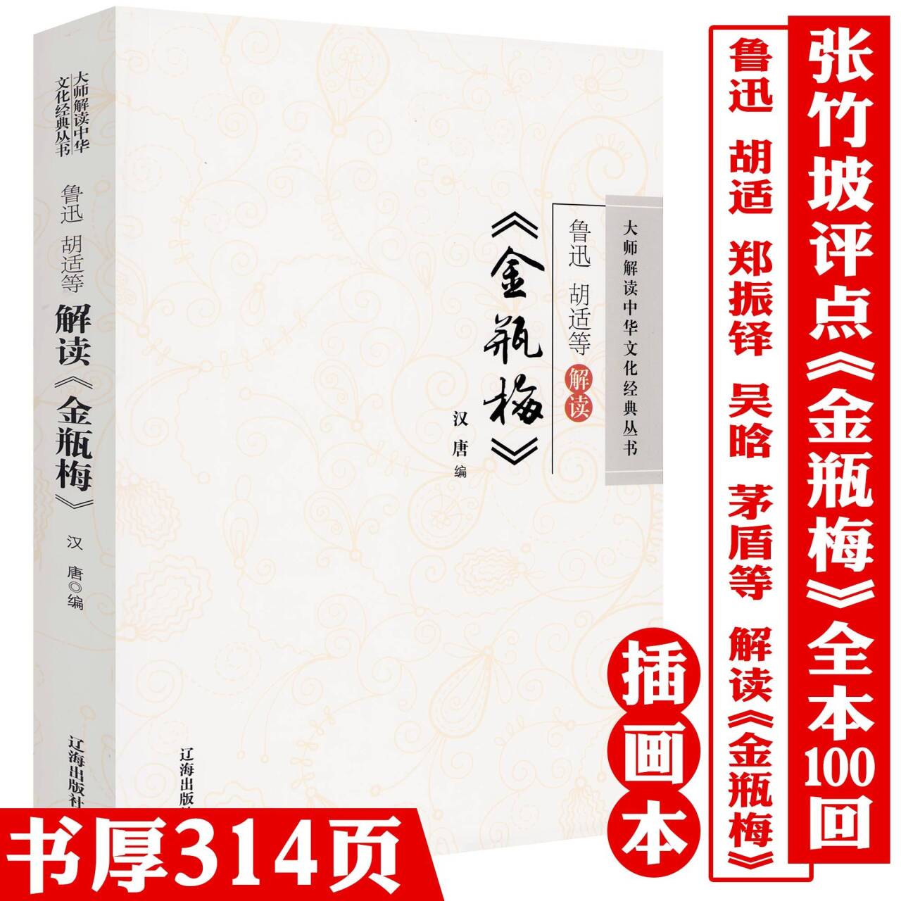 鲁迅胡适等解读《金瓶梅》秋水堂刘心武评点批评全本康熙本崇祯本论金瓶梅词话新刻绣像的艺术书籍