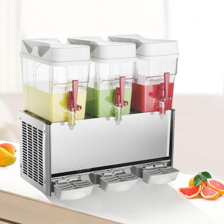 饮料机商用自助冷热两用全自动18双缸冷饮机热饮奶茶果汁