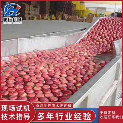 全自动蔬菜气泡清洗机毛豆清洗流水线设备水果罐头加工清洗设备