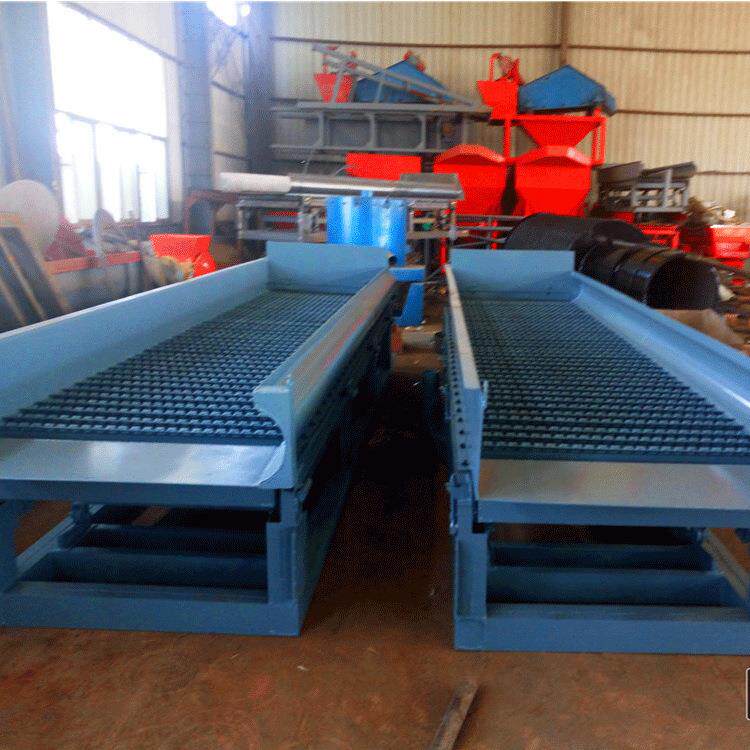 鼓动溜槽水选砂金矿洗沙金溜槽设备非洲砂金重选设备水耗小