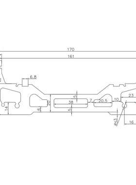 新品促170宽滑台铝型材线性模组直线F滑J台运动平台滑块机械手i.